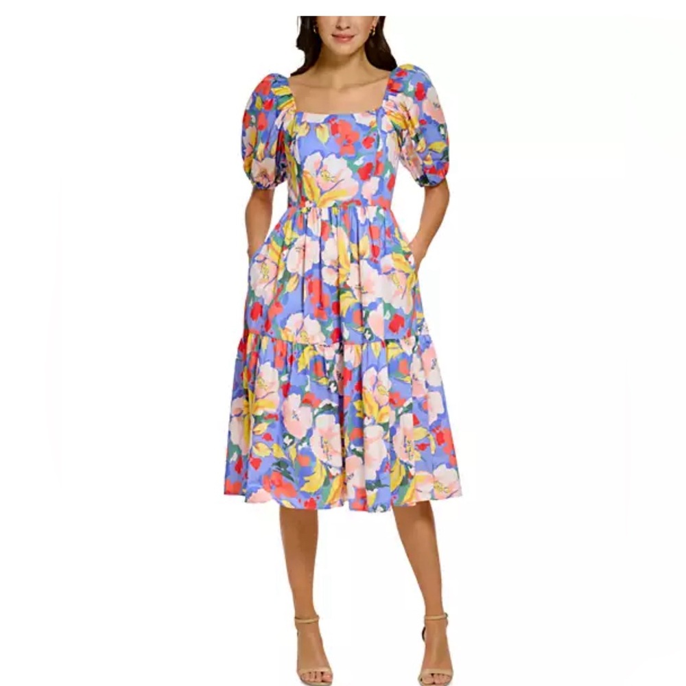 Vince Camuto Tiered Cotton Dress